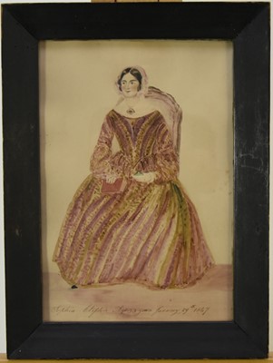 Lot 330 - British School (19th Century) Mother and Daughter Portraits