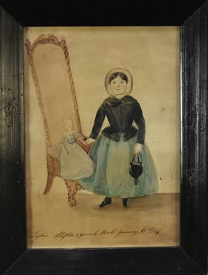 Lot 330 - British School (19th Century) Mother and Daughter Portraits