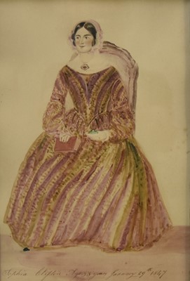 Lot 330 - British School (19th Century) Mother and Daughter Portraits