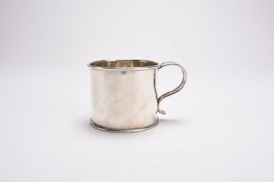 Lot 4 - A Victorian silver mug