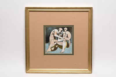 Lot 2 - Geoffrey Key (British b.1941) Three Figures