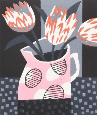 Lot 77 - Graham Evernden (British b.1947) Tulips