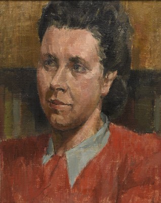 Lot 176 - Jack Hellewell (1920-2000) Portrait of the Artist's Sister, Edith