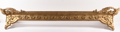 Lot 99 - A set of three giltwood pelmets, 19th century