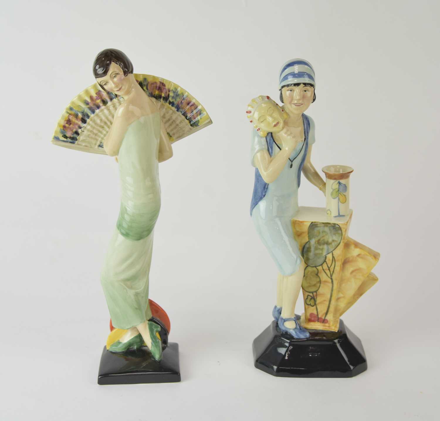 Lot 190 - Two limited edition Kevin Francis figures including Clarice Cliff