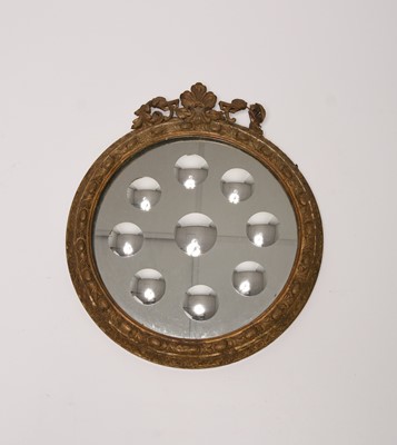 Lot 126 - A sorcerer's mirror in gilt moulded plaster frame