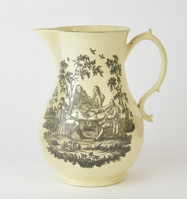Lot 86 - An English creamware sparrow beak jug, late 18th century