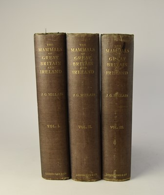Lot 167 - MILLAIS, JG, The Mammals of Great Britain and Ireland. 3 vols, thick 4to, 1904-06.