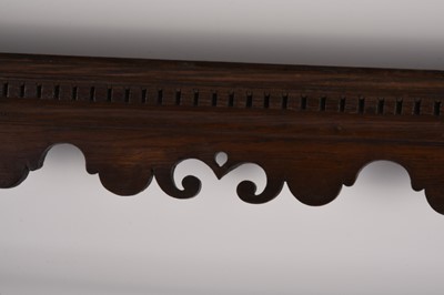 Lot 83 - An 18th century oak delft rack, probably North Wales