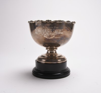 Lot 77 - A silver presentation bowl