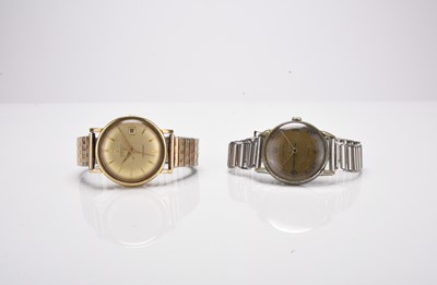 Lot 124 - Certina and Borel: Two gentleman's wristwatches
