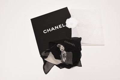 Lot 19 - A Chanel ‘French Café’ silk square