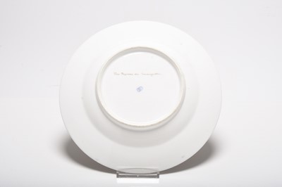 Lot 224 - A Vienna style porcelain dish, late 19th century