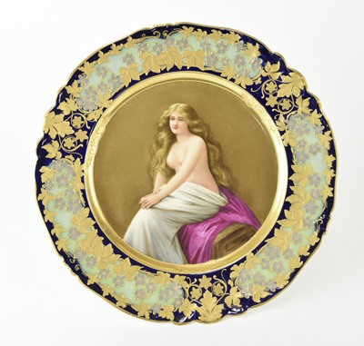 Lot 230 - A Vienna style 'Solitude' cabinet plate by Wagner, Berlin