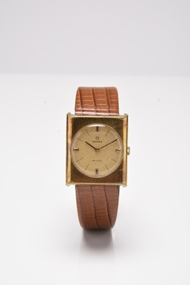 Lot 394 - Omega: A gentleman's gold plated De Ville wristwatch