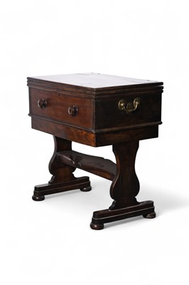 Lot 89 - An unusual 19th century mahogany metamorphic study/reading table