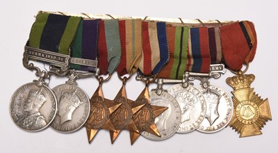 Lot Inter-war and WW2 Group of Nine to CSM G. Berry, Berkshire Regiment and The Buffs