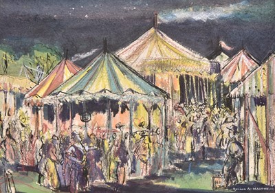 Lot 49 - Ronald Maddox (1930-2018) Stevenage Fair, Herts