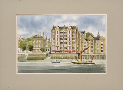 Lot 11 - Ronald Maddox (British 1930-2018), Wapping Wharves