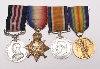 Lot Great War ‘Balkans Theatre’ M.M. Group to CQM Sgt. William Moores, 7th Cheshire Regt