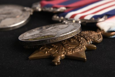 Lot 52 - Great War D.C.M. Trio to L/Sgt John Purcell, King’s Shropshire Light Infantry