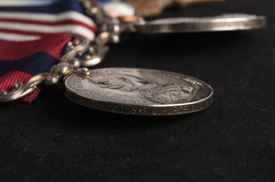 Lot 52 - Great War D.C.M. Trio to L/Sgt John Purcell, King’s Shropshire Light Infantry