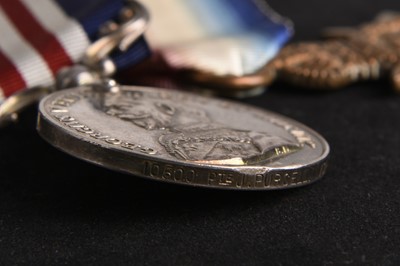 Lot 52 - Great War D.C.M. Trio to L/Sgt John Purcell, King’s Shropshire Light Infantry