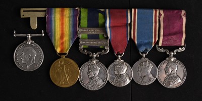 Lot 48 - Great War and Later Group to W.O. Cl II Harry Rowlands, ASC/RASC
