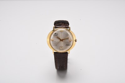 Lot 418 - Fortis: A gentleman's gold plated Skylark wristwatch
