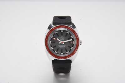 Lot 421 - Buler: A gentleman's stainless steel and chromium-plated world time wristwatch