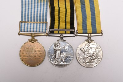 Lot Korean War and Mau Mau Uprising Medal Trio — Corporal Piercy, KSLI