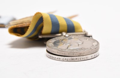 Lot Korean War and Mau Mau Uprising Medal Trio — Corporal Piercy, KSLI