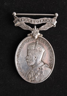 Lot 123 - Territorial Efficiency Medal – W.O. CL II J. Kellett, 7th Cheshire Regiment