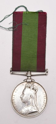 Lot Afghanistan 1878-80 medal to Colour Sergeant J. Carder, 85th Foot