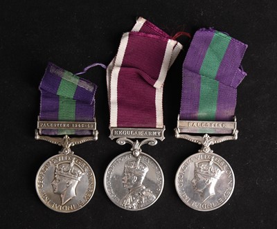 Lot 41 - GSM and Regular Army LSGC Pair plus Additional GSM — Cheshire Regiment & KSLI