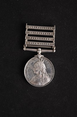 Lot 30 - Boer War QSA, 4 Clasps — Pte. James Bevan, 2nd KSLI