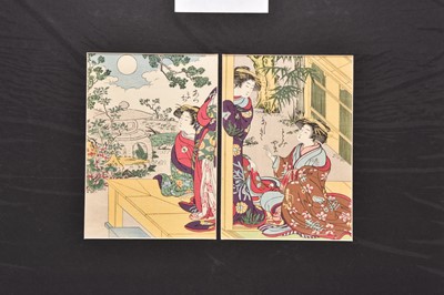 Lot 90 - Kitao Shigemasa and others, a collection of woodblock prints