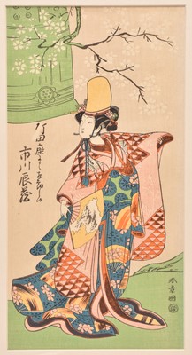 Lot 95 - Shunsho Katsukawa and others, a collection of Japanese woodblock prints