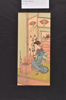 Lot 96 - Koryusai Isoda and others, a collection of woodblock prints