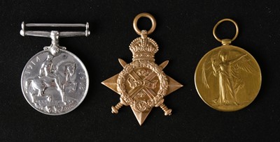 Lot 61 - Great War ‘Mons Star’ Medal Trio to 2.Cpl John C. Lovelock, Royal Engineers
