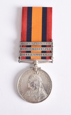 Lot 20 - Boer War QSA, 3 Clasps — Pte. A. Ashton, 22nd Coy, 2nd Imperial Yeomanry