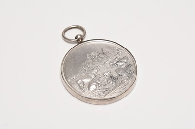 Lot 247 - A mid-19th Century silver award medal by "Ottley-Medallist, Birmingham"
