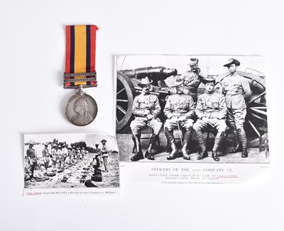 Lot 16 - Boer War QSA, 2 Clasps — Captain A.W. Daniel, 22nd Coy, 2nd Imperial Yeomanry
