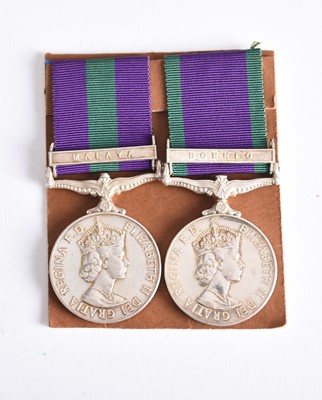 Lot 44 - GSM Medal Pair — Rifleman Bhaktabahadur Rai, 7th Gurkha Rifles