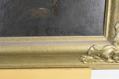 Lot 313 - British School (19th-20th Century) Seated Gentleman Reading at the Fireside