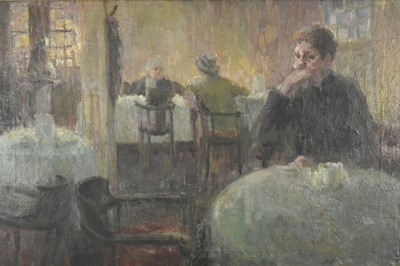 Lot 314 - British School (20th Century) Café Scene
