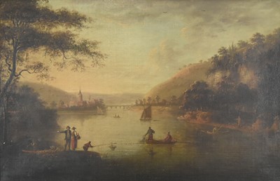 Lot 389 - British School (19th Century) A River Scene
