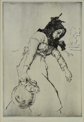 Lot 377 - Edmund Blampied (1886-1966) Two Etchings