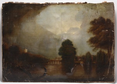 Lot 401 - British School (19th Century) An Extensive River Landscape