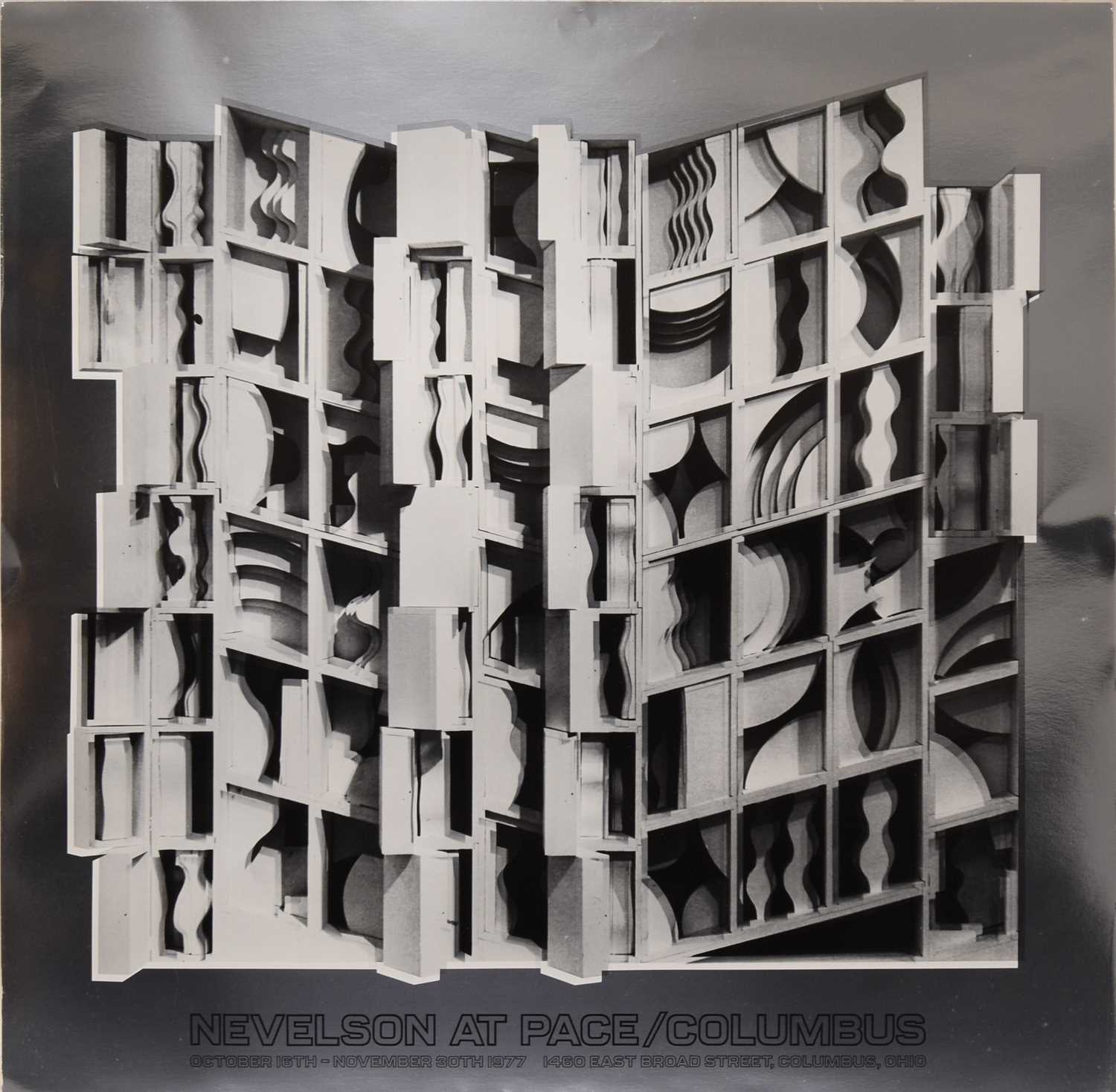 Lot 6 - Louise Nevelson (Russian-American 1899-1988) Poster for Nevelson at Pace